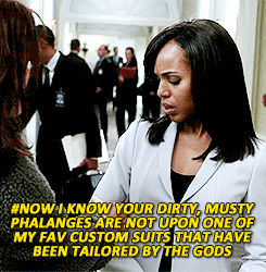 Olivia About to set it off Scandal Episode 404; Like Father, Like daughter